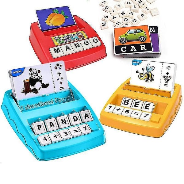 Matching Letter Game Spelling Educational Toys Games Birthday Gifts Reading Lear Carousel 1