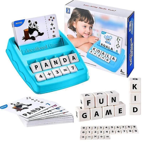 Matching Letter Game Spelling Educational Toys Games Birthday Gifts Reading Lear Carousel 2