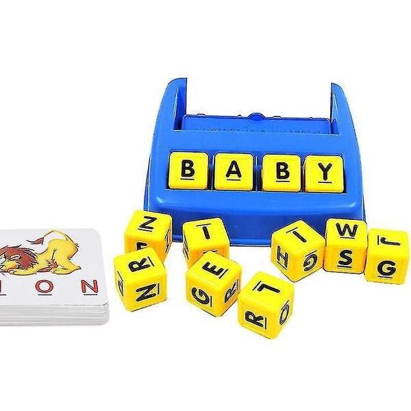 Matching Letter Game Spelling Educational Toys Games Birthday Gifts Reading Lear Carousel 5