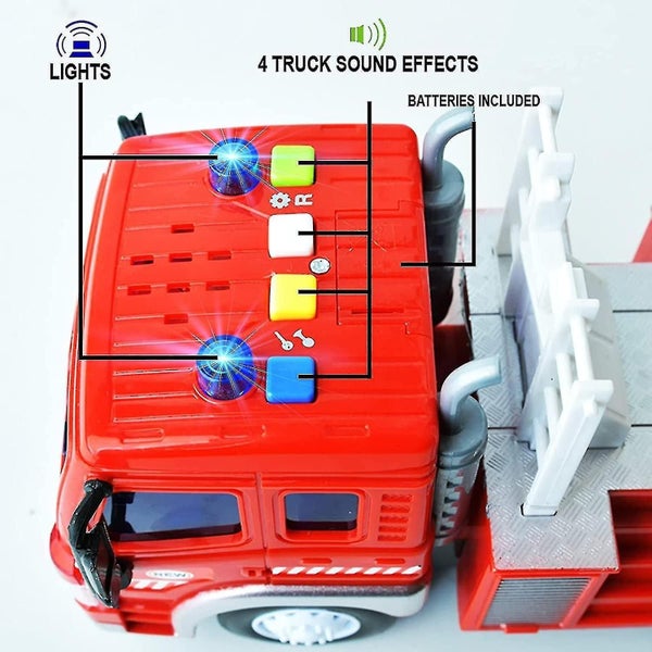 Fire Truck Toy ,inertial Cars , With Lights And Soundseducational Toy Gifts For4 Carousel 2