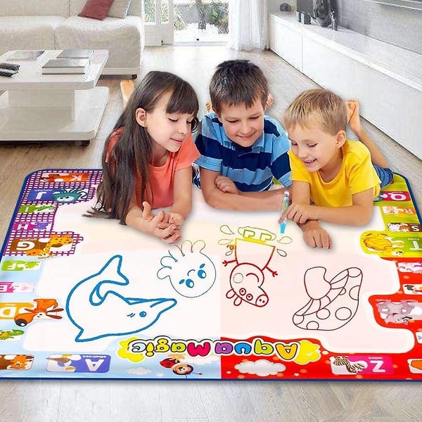 Water Doodle Mat Large Coloring Mat With Neon Colors Mess free Drawing Mat Carousel 2