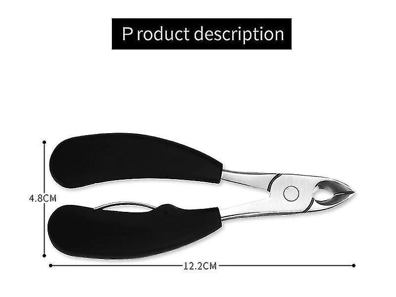 Black Foot Cuticle Scissors Trimmer Cutters Nippers Manicure Remover Tool Cutic Carousel 2