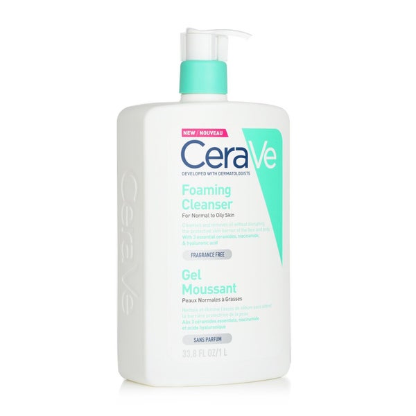 CERAVE - Foaming Cleanser For Normal to Oily Skin (With Pump) 1000ml/33.8oz Carousel 2
