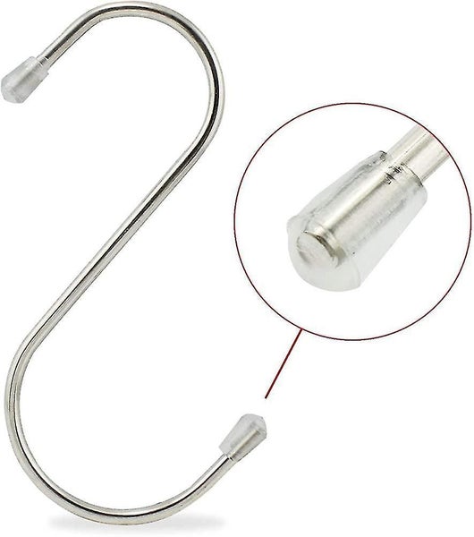 15 Set S Shaped Hanging Hooks Stainless Steel Hangers For Office Kitchen Bathroo Carousel 3