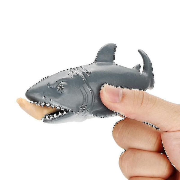 Funny Plastic Creative Biting Leg Hungry Shark Squeeze Toys Trick Gift For Men Carousel 2
