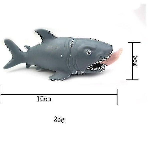 Funny Plastic Creative Biting Leg Hungry Shark Squeeze Toys Trick Gift For Men Carousel 3