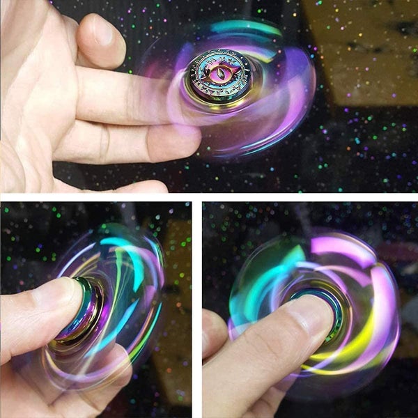 stainless Steel Fidget Spindle Decompression Spiral Torque Device Toy Party Carousel 2