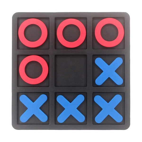 Noughts And Crosses Kids Children Board Games Indoor Playing Tic-tac-toe Nought Carousel 1