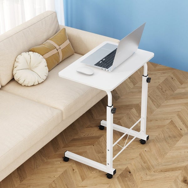 Artiss Laptop Desk Table Adjustable 60CM White Carousel 7