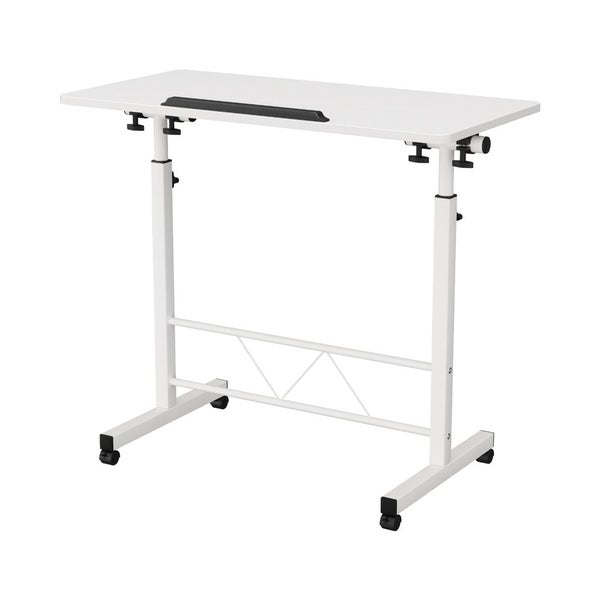 Artiss Laptop Desk Table Adjustable 80CM White Carousel 2