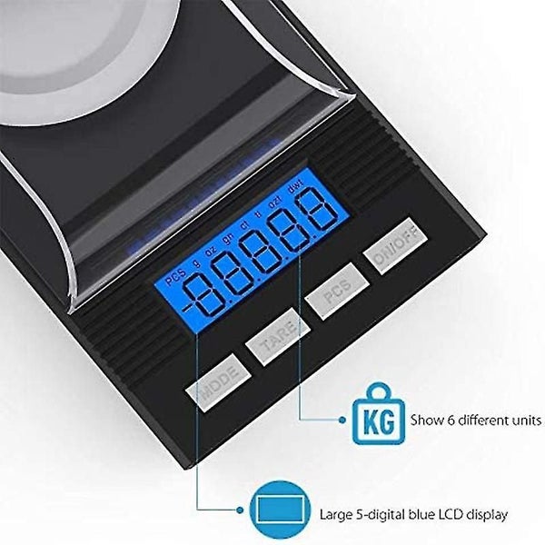 50g / 0.001g Milligram Scale, Fine Scale, Mg Scale, Milligram Scale, Pocket Scal Carousel 1