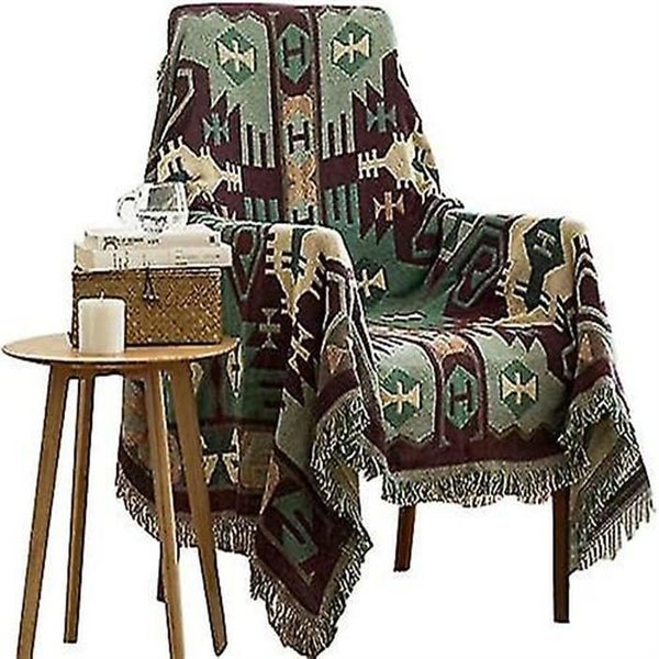 Decorative Cotton Woven Throw Blanket Sofa Towel Cotton Warm Slipcover 130 X 180 Carousel 1