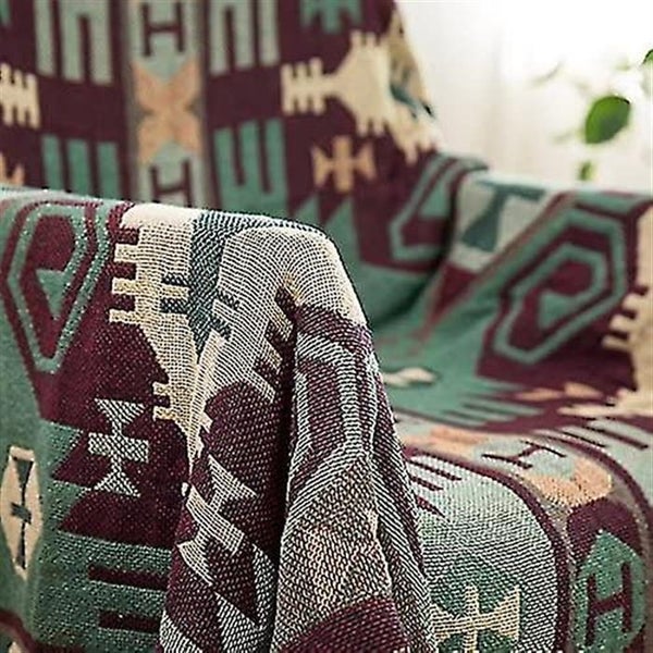 Decorative Cotton Woven Throw Blanket Sofa Towel Cotton Warm Slipcover 130 X 180 Carousel 3