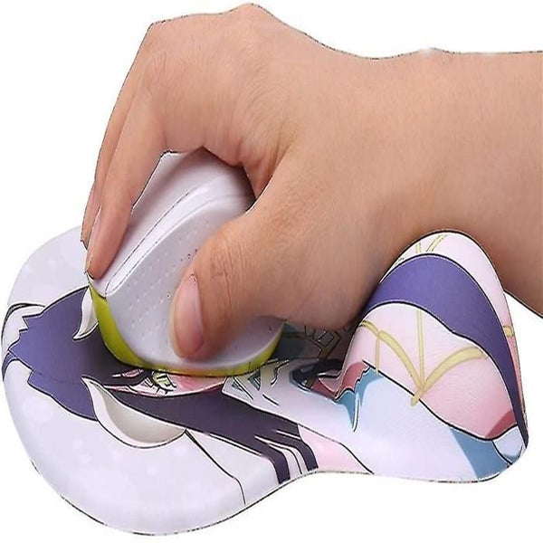 Overlord Albedo 3d Anime Mouse Pads With Wrist Rest Gaming Mousepads 2way Skin Carousel 4