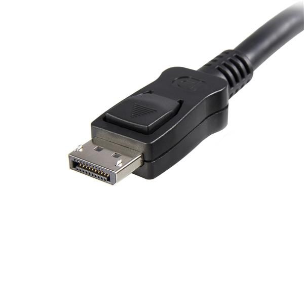 0.5m Short DisplayPort 1.2 Cable with Latches M/M – DisplayPort 4k Carousel 2
