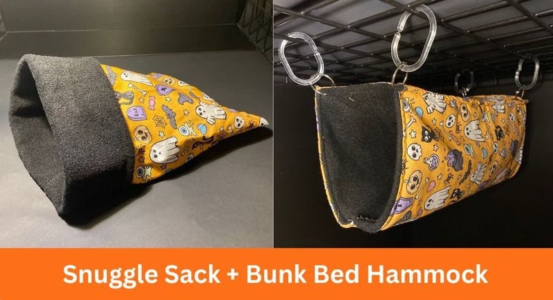 Snuggle Sack + Bunk Bed Hammock - Choose your pattern! Carousel 1