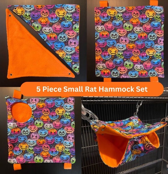 5 Piece Small Rat Hammock Set - Choose your pattern! Carousel 1