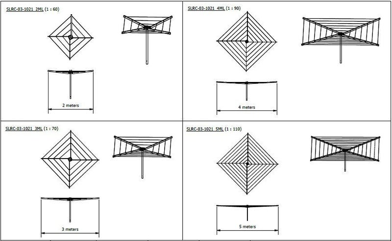 SwiftDry SpinLine Rotary Carousel 12