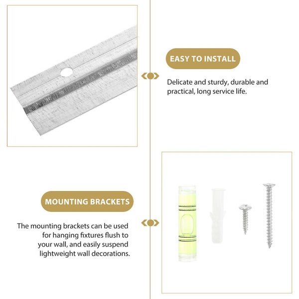 Metal Hangers Heavy Duty French Cleat Bracket French Cleat Picture Hanger Z Bar Carousel 3