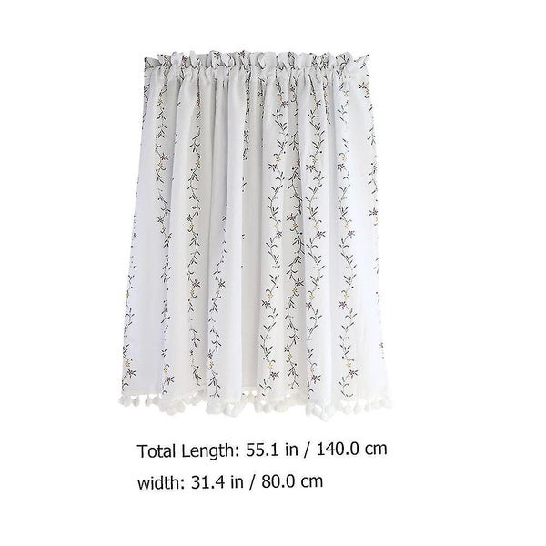 1pc Window Short Curtain Charming Half Curtain Blackout Home use Curtain Carousel 2