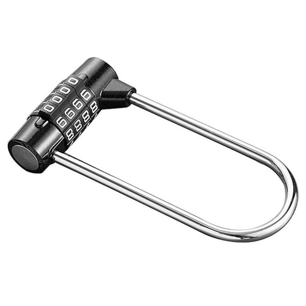 4 Digit Combination Padlock Long Shackle Resettable Padlock Combination Lock Carousel 2