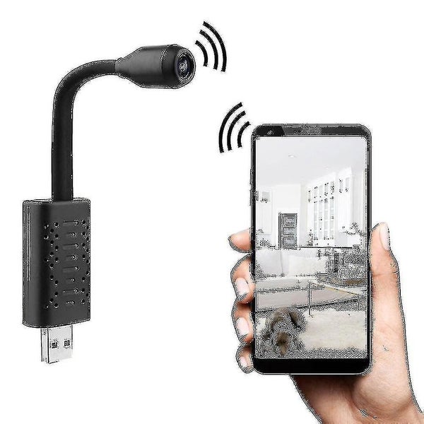 Hidden Spy Camera - Mini Wifi Wireless Nanny Cam With Usb Plug - Hd Security Ca Carousel 1