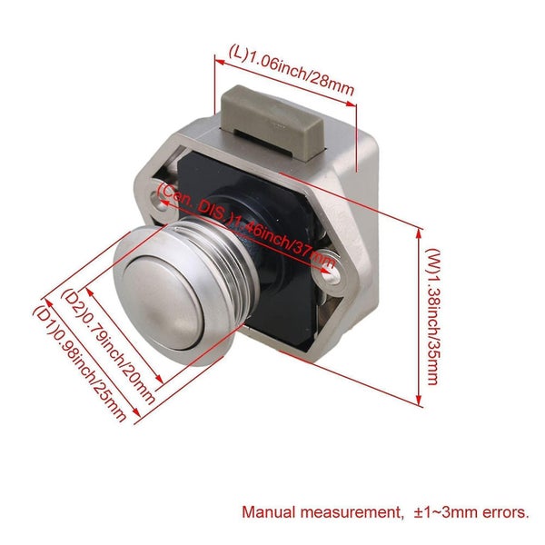 Push Button Cabinet Latch For Rv Camper Motorhome Caravan Doors10pcs Carousel 3