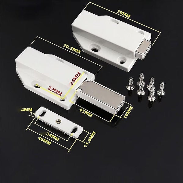 Large Touch Release Magnetic Door Latches For Cupboard, Showcase Carousel 5
