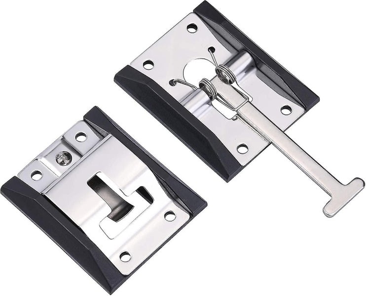 5.1''metal T-style Door Holder Entry Door Catch Latch With Rv Camper Exterior Do Carousel 1