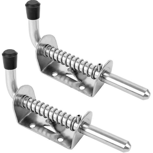2pcs Steel Spring Bolts, Latches And Door Latches Spring Latch 304 Stainless Carousel 1