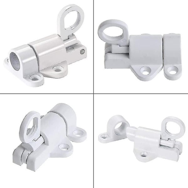 2 Pieces Automatic Door Latch, Aluminum Alloy Spring Bolt, Aluminum Door Latch, Carousel 1