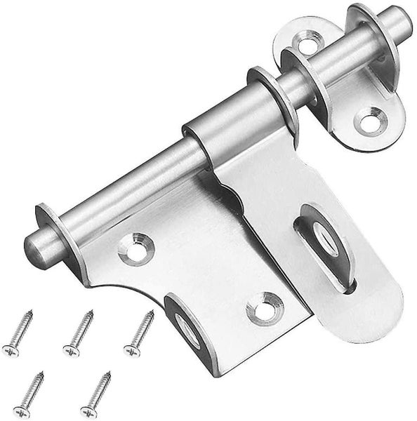 Sliding Door Latch Bolt Latch Thickened Stainless Steel Solid Durable With Hole Carousel 1
