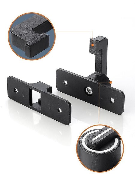 Latch Door Bolt Door Sliding Door Latch 90 Degrees (black) Carousel 2