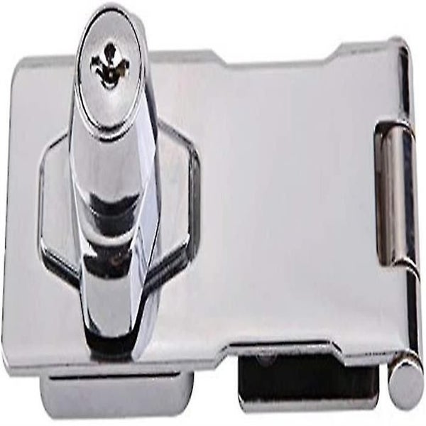 Twist Handle Latch With Key For Door Cabinet (silver) (1pcs) Carousel 1
