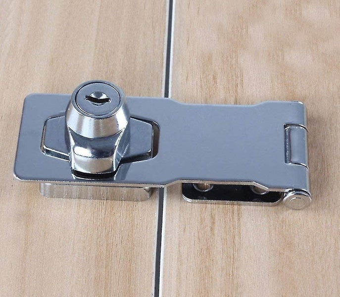 Twist Handle Latch With Key For Door Cabinet (silver) (1pcs) Carousel 2
