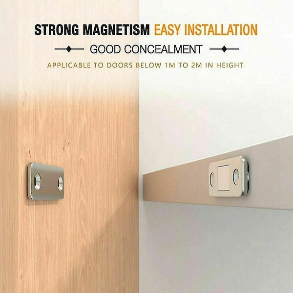 Strong Magnetic Door Closer Cabinet Catch Latch Cupboard Ultra Thin Closures Carousel 4
