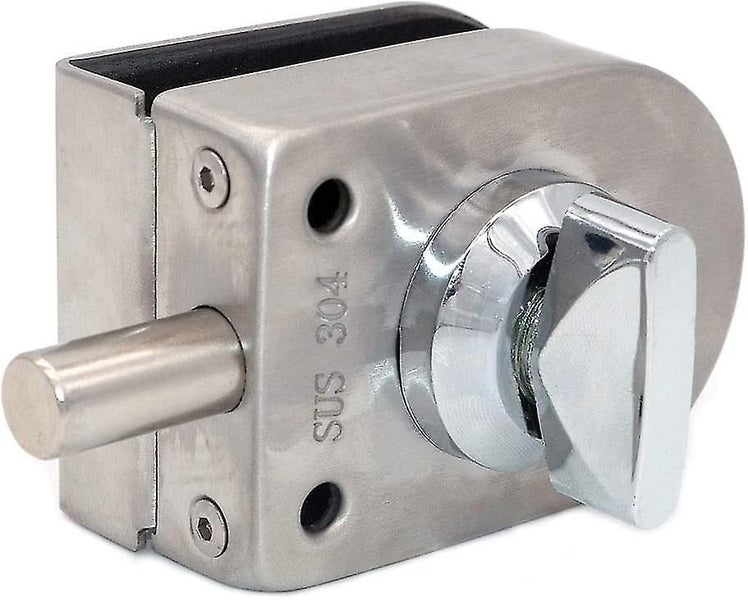 2 Pack 304 Stainless Steel Glass Door Latch,frameless Glass Doors - Half Round Carousel 2