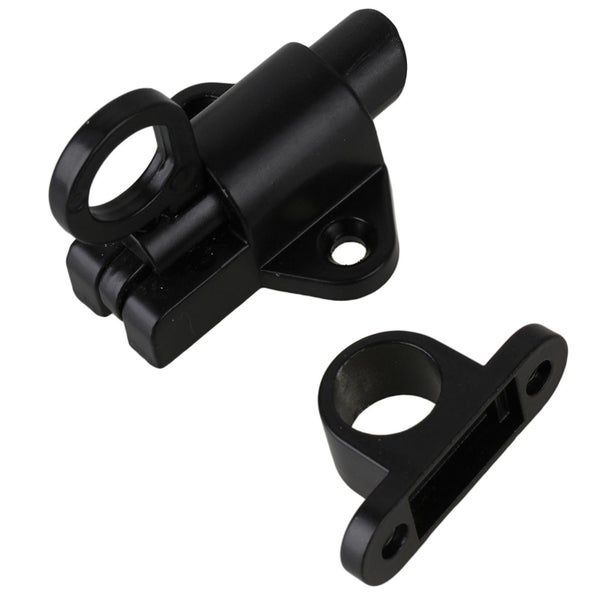 2 Pieces Black Self Closing Latch Bolt Furniture Accessories For Door Hardware Carousel 2