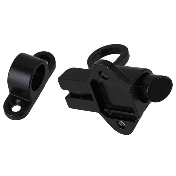 2 Pieces Black Self Closing Latch Bolt Furniture Accessories For Door Hardware Carousel 3