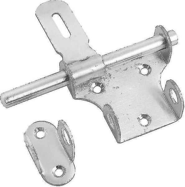 Door Latch, 2 Pcs Latch, Sliding Door Latches Thickened Stainless Steel Durable Carousel 3