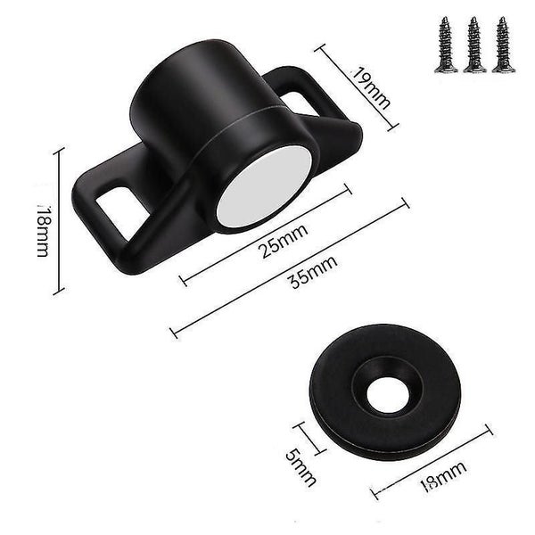 4 Pieces Magnetic Door Latches Cabinet Door Magnets With Stainless Steel Screws Carousel 1