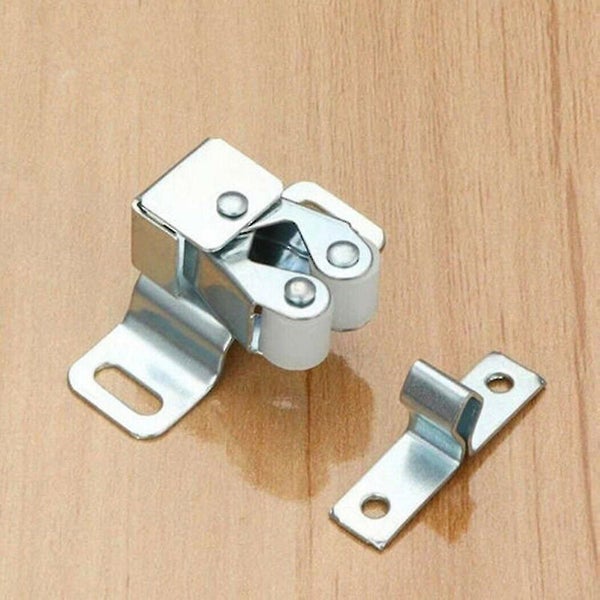 Home Double Roller Wheels For Catch Latch Cupboard Cabinet Door Furniture. (silv Carousel 2