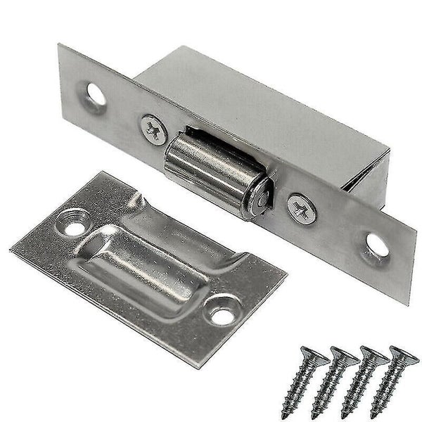 Adjustable Roller Catch Satin Mortice Door Spring Ball Latch Stainless Steel Carousel 1