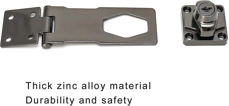 Knob Type Safety Straw Hat Latch With Key For Front Door, Garage Door, Wooden Bo Carousel 2