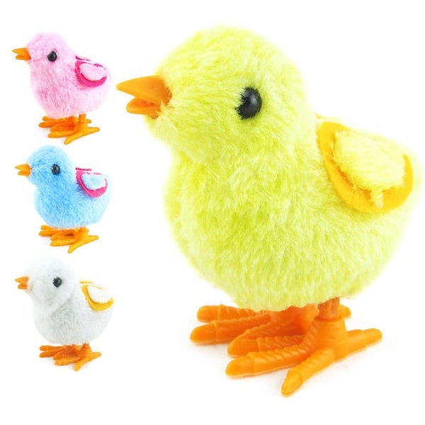 4pcs Rabbit Chicken Jumping Toy Wind-up Toys Funny Children Playing Prop 4pcs Carousel 2