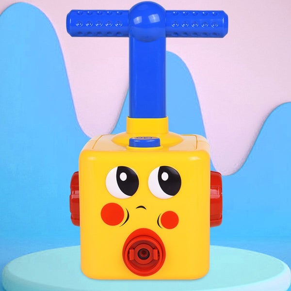 Balloon Powered Car Launcher Toy Set, Creative Aerodynamic Vehicle Toy Carousel 2