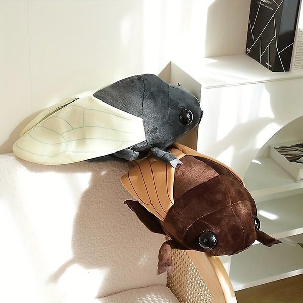 Insect Series Zen Cicada Plush Toy Animal Doll Moth Sofa Pillow Photo Ornament Carousel 4