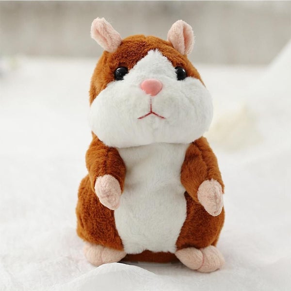 Talking Hamster Plush Toy Record Repeats What You Say Mimicry Pet Toy Carousel 4