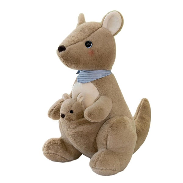 Kangaroo Doll Plush Toy Girls Bed Sleeping Doll Cute Home Decoration Carousel 1