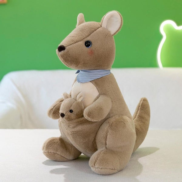 Kangaroo Doll Plush Toy Girls Bed Sleeping Doll Cute Home Decoration Carousel 2